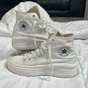 CONVERSE WOMENS CHUCK TAYLOR ALL STAR MOVE HIGH TOP SNEAKER  (PLATFORM)